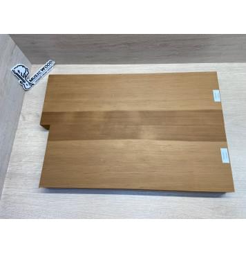 Ольха Печёная 180гр заготовка корпуса Радиал АА 45х172х520-485 мм, 2шт, 462 кг/м3 (Уценка-пороки с одной стороны)-5