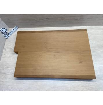 Ольха Печёная 180гр заготовка корпуса Радиал АА 45х172х520-485 мм, 2шт, 462 кг/м3 (Уценка-пороки с одной стороны)-11