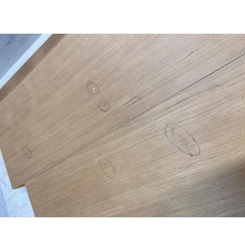 Ольха Печёная 180гр заготовка корпуса Радиал АА 45х172х520-485 мм, 2шт, 462 кг/м3 (Уценка-пороки с одной стороны)-12