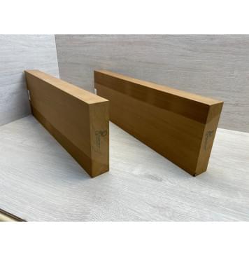 Ольха Печёная 180гр заготовка корпуса Радиал АА 45х172х520-485 мм, 2шт, 462 кг/м3 (Уценка-пороки с одной стороны)-13