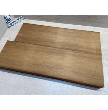 Ольха Печёная 180гр заготовка корпуса Тангент ААА 43.5х160х535-495 мм, 2шт, 439 кг/м3 Ольха Печёная 180гр заготовка корпуса Тангент ААА 43.5х160х535-495 мм, 2шт, 439 кг/м3-1