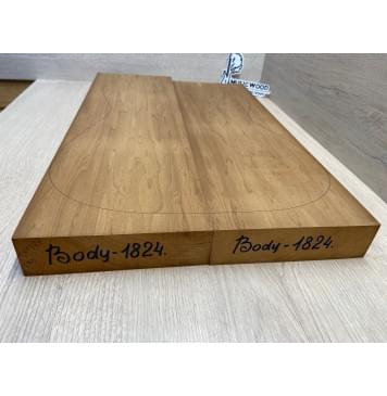 Ольха Печёная 180гр заготовка корпуса Тангент ААА 43.5х160х535-495 мм, 2шт, 439 кг/м3 Ольха Печёная 180гр заготовка корпуса Тангент ААА 43.5х160х535-495 мм, 2шт, 439 кг/м3-2