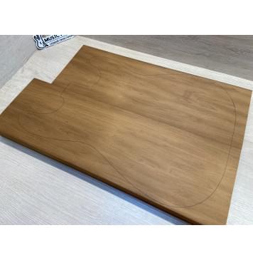 Ольха Печёная 180гр заготовка корпуса Тангент ААА 44х162х515-460 мм, 2шт, 435 кг/м3 Ольха Печёная 180гр заготовка корпуса Тангент ААА 44х162х515-460 мм, 2шт, 435 кг/м3-3