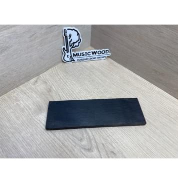 Эбен Чёрный заготовка для бриджа акустической гитары Смешанный ААА 9х60х190 мм-0