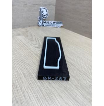 Эбен Чёрный заготовка для бриджа акустической гитары Смешанный ААА 9х60х190 мм-1