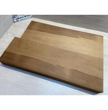 Ольха Печёная 180гр заготовка корпуса Радиал АА 43х161х495-465 мм, 2шт, 453 кг/м3-1