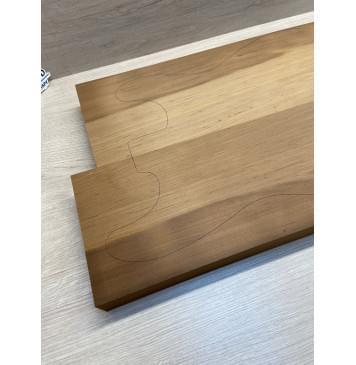 Ольха Печёная 180гр заготовка корпуса Радиал АА 43х161х495-465 мм, 2шт, 453 кг/м3-3