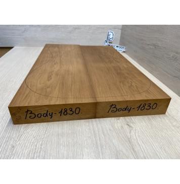 Ольха Печёная 180гр заготовка корпуса Тангент АА 42х156х470-440 мм, 2шт, 466 кг/м3 Ольха Печёная 180гр заготовка корпуса Тангент АА 42х156х470-440 мм, 2шт, 466 кг/м3-2