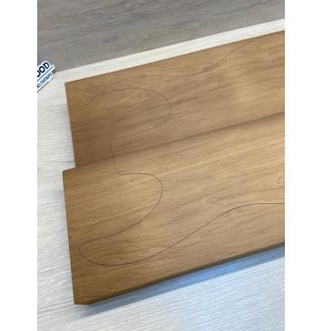 Ольха Печёная 180гр заготовка корпуса Тангент АА 42х156х470-440 мм, 2шт, 466 кг/м3 Ольха Печёная 180гр заготовка корпуса Тангент АА 42х156х470-440 мм, 2шт, 466 кг/м3-4