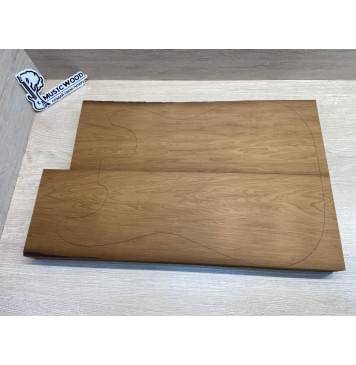 Ольха Печёная 180гр заготовка корпуса Тангент ААА 40.5х160х500-470 мм, 2шт, 461 кг/м3 Ольха Печёная 180гр заготовка корпуса Тангент ААА 40.5х160х500-470 мм, 2шт, 461 кг/м3-0