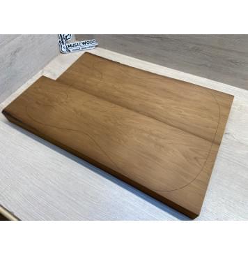 Ольха Печёная 180гр заготовка корпуса Тангент ААА 40.5х160х500-470 мм, 2шт, 461 кг/м3 Ольха Печёная 180гр заготовка корпуса Тангент ААА 40.5х160х500-470 мм, 2шт, 461 кг/м3-1