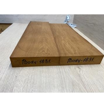 Ольха Печёная 180гр заготовка корпуса Тангент ААА 40.5х160х500-470 мм, 2шт, 461 кг/м3 Ольха Печёная 180гр заготовка корпуса Тангент ААА 40.5х160х500-470 мм, 2шт, 461 кг/м3-2