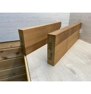 Ольха Печёная 180гр заготовка корпуса Радиал А 42.5х168х530 мм, 2шт, 469 кг/м3-8