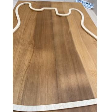 Ольха Печёная 180гр заготовка корпуса Радиал АА 41.5х170х530 мм, 2шт, 471 кг/м3-2