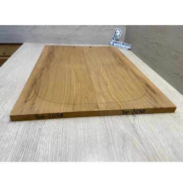 Клён Печёный 180гр заготовка на топ Смешанный АА 17х185х515 мм - 2шт (книжкой)-2