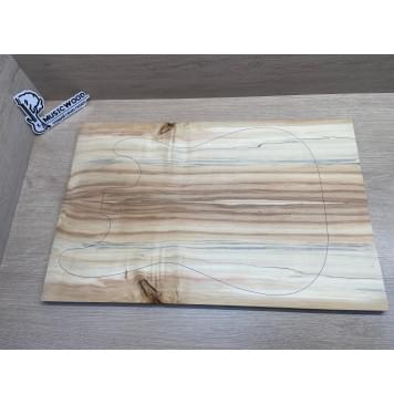 Клён Американский Ashleaf заготовка на топ Радиал АА 15х176х545 мм (2 шт. книжкой)-0