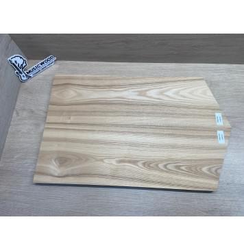 Ясень Белый Оливковый заготовка на топ Тангент АА 18х169х535-470 мм - 2 шт. (книжкой)-0
