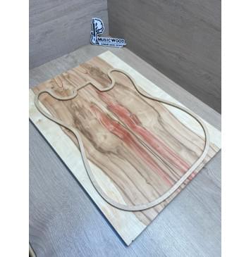 Клён Американский Ashleaf заготовка на топ Смешанный ААА 12х180х510 мм (2 шт. книжкой)-2