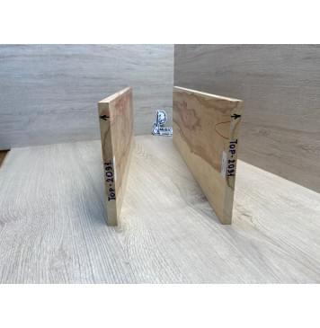 Клён Американский Ashleaf заготовка на топ Смешанный ААА 12х180х510 мм (2 шт. книжкой)-10