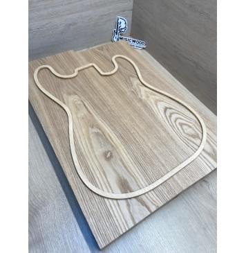 Ясень Дальневосточный Заготовка корпуса Тангент АА 49х190х545-525 мм, 2 шт, 618 кг/м3-1