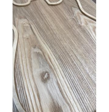 Ясень Дальневосточный Заготовка корпуса Тангент АА 49х190х545-525 мм, 2 шт, 618 кг/м3-4