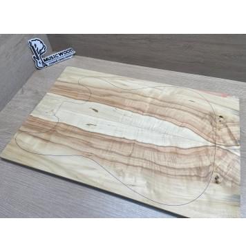 Клён Американский Волнистый заготовка на топ Смешанный ААА Волна АА 11х168-165х510 мм - 2 шт. (книжкой)-3