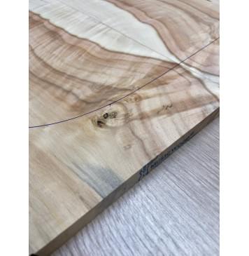 Клён Американский Волнистый заготовка на топ Смешанный ААА Волна АА 11х168-165х510 мм - 2 шт. (книжкой)-5