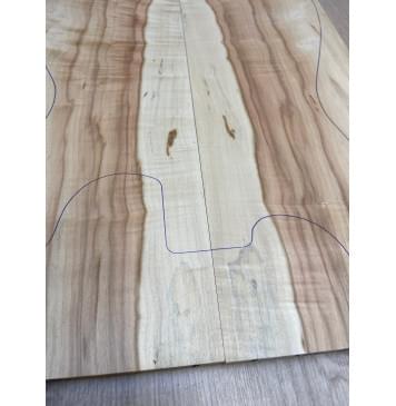 Клён Американский Волнистый заготовка на топ Смешанный ААА Волна АА 11х168-165х510 мм - 2 шт. (книжкой)-10