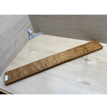 Клён Волнистый Печеный 180гр заготовка грифа электрогитары Радиал АА Волна ААА 24х88х730 мм (Уценка-трещина)-5