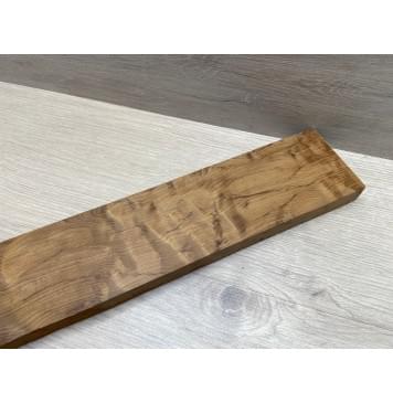 Клён Волнистый Печеный 180гр заготовка грифа электрогитары Радиал АА Волна ААА 24х88х730 мм (Уценка-трещина)-7