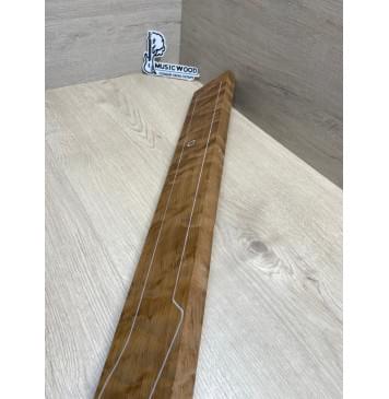 Клён Волнистый Печеный 180гр заготовка грифа электрогитары Радиал АА Волна ААА 24х88х730 мм (Уценка-трещина)-15