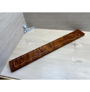 Клён Волнистый Печеный 180гр заготовка грифа электрогитары Радиал АА Волна ААА 24х88х730 мм (Уценка-трещина)-14
