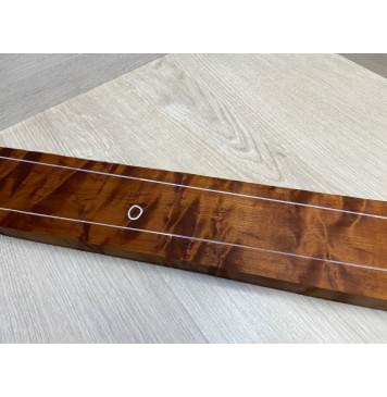 Клён Волнистый Печеный 180гр заготовка грифа электрогитары Радиал АА Волна ААА 24х88х730 мм (Уценка-трещина)-18