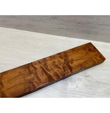 Клён Волнистый Печеный 180гр заготовка грифа электрогитары Радиал АА Волна ААА 24х88х730 мм (Уценка-трещина)-21