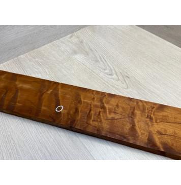 Клён Волнистый Печеный 180гр заготовка грифа электрогитары Радиал АА Волна ААА 24х88х730 мм (Уценка-трещина)-20