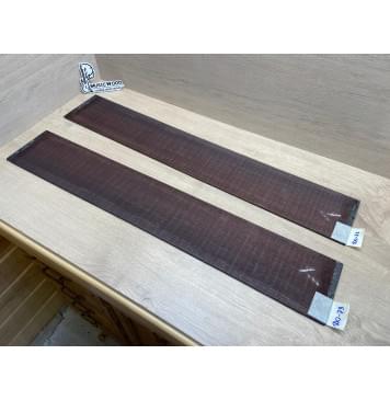 Палисандр Индийский комплект заготовок для акустической гитары (Дека+ Обечайки) Радиал АА 3,5х(215-192)х552 мм Дека (2шт) Радиал ААА 3.5х137х850 мм Обечайки (2шт) -6