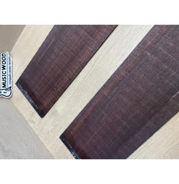 Палисандр Индийский комплект заготовок для акустической гитары (Дека+ Обечайки) Радиал АА 3,5х(215-192)х552 мм Дека (2шт) Радиал ААА 3.5х137х850 мм Обечайки (2шт) -9