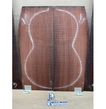 Палисандр Индийский комплект заготовок для акустической гитары (Дека+ Обечайки) Радиал АА 3,5х(215-180)х554 мм Дека (2шт) Смешанный ААА 3.5х130х852 мм Обечайки (2шт) -8