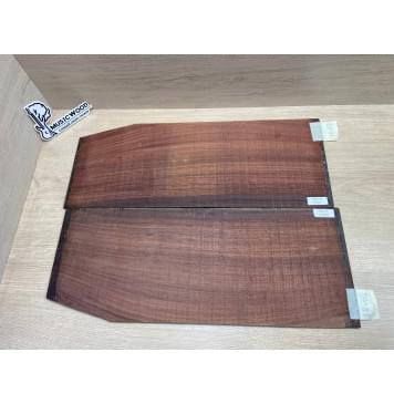 Палисандр Индийский комплект заготовок для акустической гитары (Дека+ Обечайки) Радиал АА 3,5х(215-180)х554 мм Дека (2шт) Смешанный ААА 3.5х130х852 мм Обечайки (2шт) -2