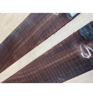 Палисандр Индийский комплект заготовок для акустической гитары (Дека+ Обечайки) Смешанный АА 3,5х218х552 мм Дека (2шт) Смешанный ААА 3.5х133х852 мм Обечайки (2шт) (АКЦИЯ)-5