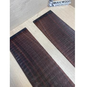 Палисандр Индийский комплект заготовок для акустической гитары (Дека+ Обечайки) Смешанный АА 3,5х218х552 мм Дека (2шт) Смешанный ААА 3.5х133х852 мм Обечайки (2шт) (АКЦИЯ)-7