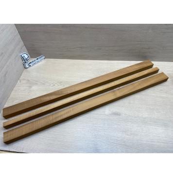 Клён Печёный 180 гр заготовка грифа для электрогитары Радиал АА 28х(43-20-43)х825 мм - из 3х частей-3