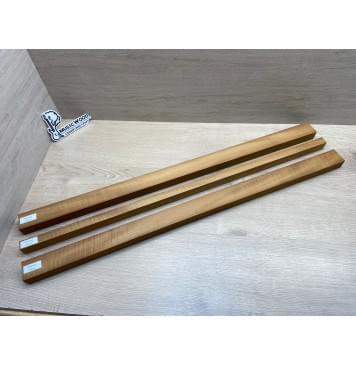 Клён Печёный 180 гр заготовка грифа для электрогитары Радиал АА 28х(43-20-43)х825 мм - из 3х частей-12