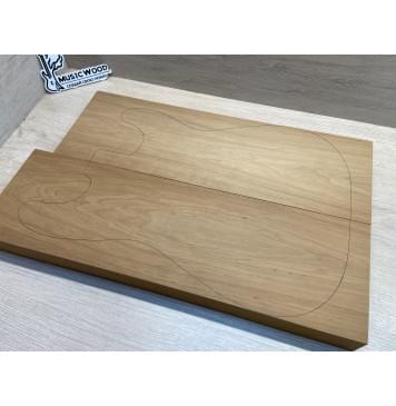 Ольха Печёная 180 гр заготовка корпуса Тангент ААА 44,5х161х525-493 мм, 2 шт,469 кг/м3 Ольха Печёная 180 гр заготовка корпуса Тангент ААА 44,5х161х525-493 мм, 2 шт,469 кг/м3-0