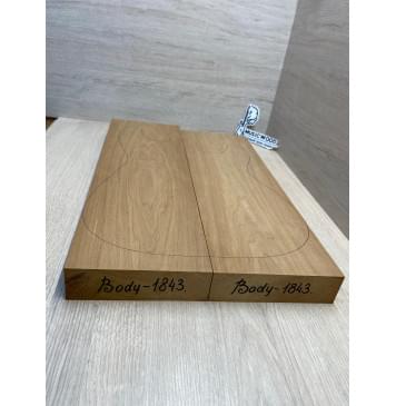 Ольха Печёная 180 гр заготовка корпуса Тангент ААА 44,5х161х525-493 мм, 2 шт,469 кг/м3 Ольха Печёная 180 гр заготовка корпуса Тангент ААА 44,5х161х525-493 мм, 2 шт,469 кг/м3-4