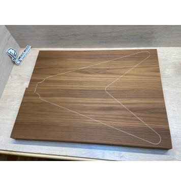 Ясень Печёный 180 гр заготовка корпуса Тангент ААА 43х232х625-615 мм, 600 кг/м3, 2 шт-0