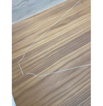 Ясень Печёный 180 гр заготовка корпуса Тангент ААА 43х232х625-615 мм, 600 кг/м3, 2 шт-4