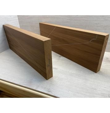 Ясень Печёный 180 гр заготовка корпуса Тангент ААА 43х232х625-615 мм, 600 кг/м3, 2 шт-9