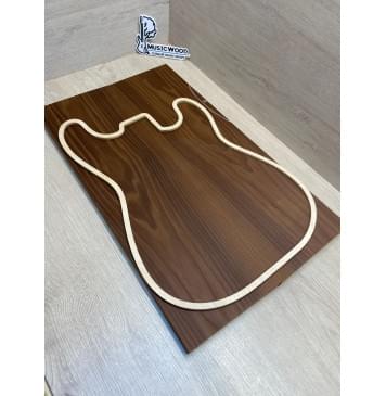 Ясень Печёный 180 гр заготовка на топ Смешанный ААА 17х170-1760х550 мм, 2 шт, книжкой-0