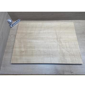 Ясень Дальневосточный Волнистый заготовка на топ Радиал АА Волна ААА 17х223х605 мм, 682 кг/м3, 2 шт, книжкой-11